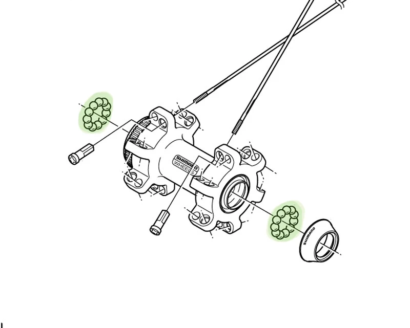 Shimano Stahl Kugeln 5/32" (38 Stück) – Bild 2