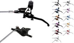 HOPE Tech 4 X2 Stahlflex Scheibenbremse - Hebel Links